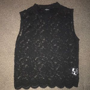 Black (see through) top